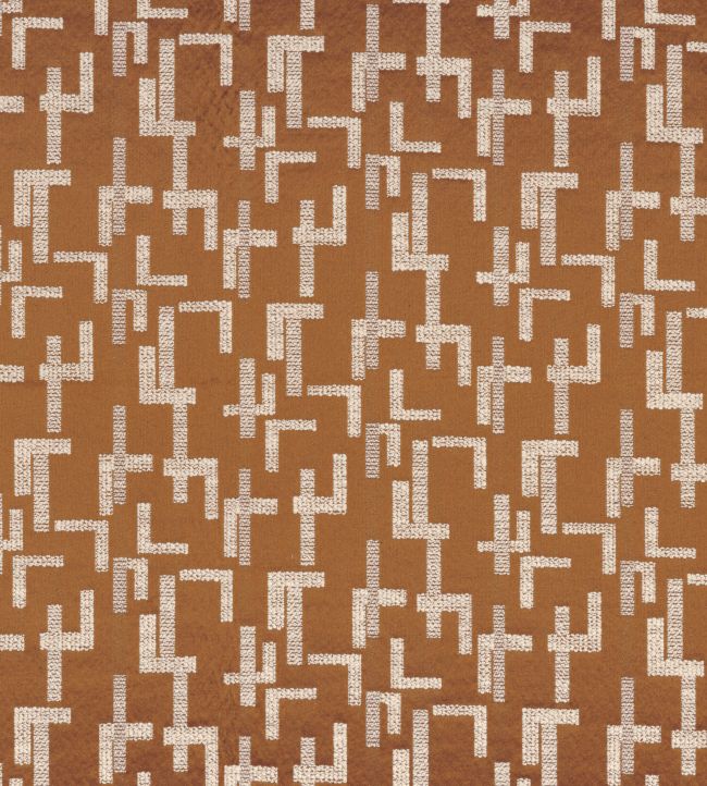 Dalles Fabric by Casamance Ambre