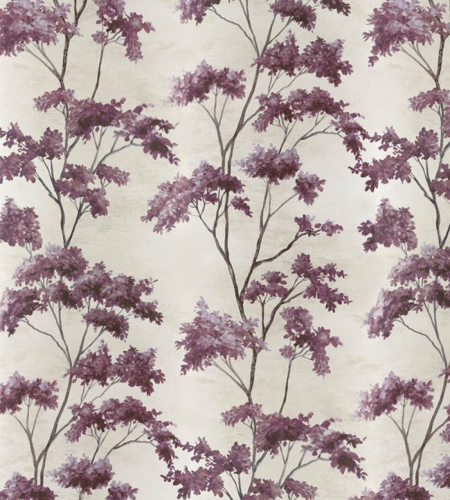 Dalton Fabric by Anna French Eggplant
