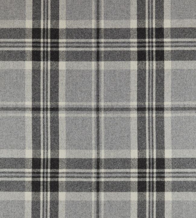 Dalwhinnie Fabric by The Isle Mill Charcoal