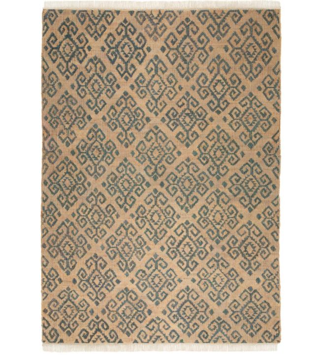 GP & J Baker Damask rug Old Blue BA50017.1.0 Old Blue