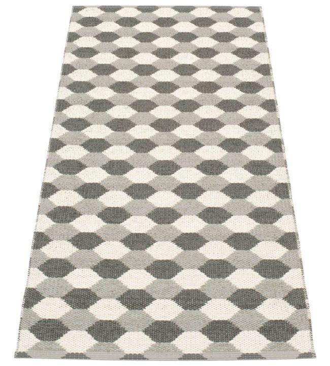 Pappelina Dana rug Warm Grey/Charcoal/Vanilla DN9A716 Warm Grey/Charcoal/Vanilla