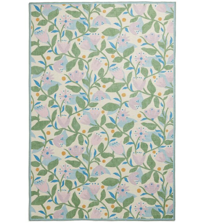 Scion Dancing Daisies rug Juniper/Violet SDANDA2JUNVI7615 Juniper/Violet