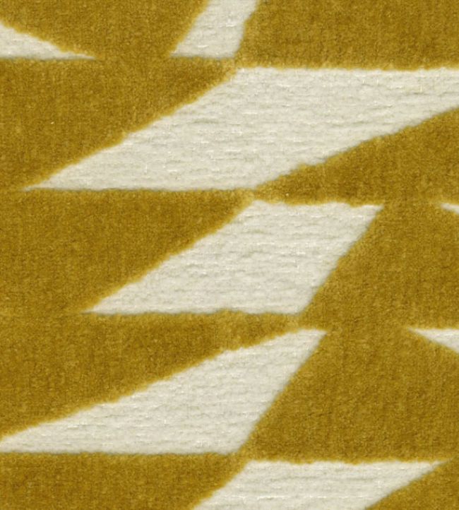 Dancing Kites Fabric by JORO Ochre