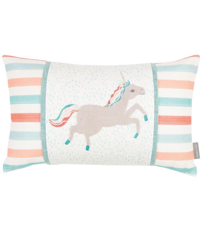 Dancing Unicorns Cushion 30 x 50cm by Villa Nova Pink