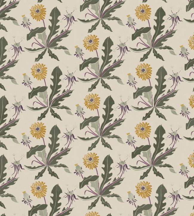 Dandelion Fabric by Madeaux 02 Woodland