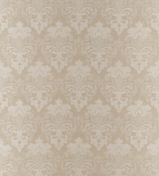 Darcey Damask Fabric by Anna French Beige