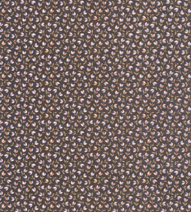 Darwin Tulip Wallpaper by Casadeco Noir / Bordeaux