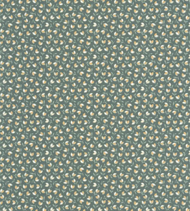 Darwin Tulip Wallpaper by Casadeco Vert Anglais