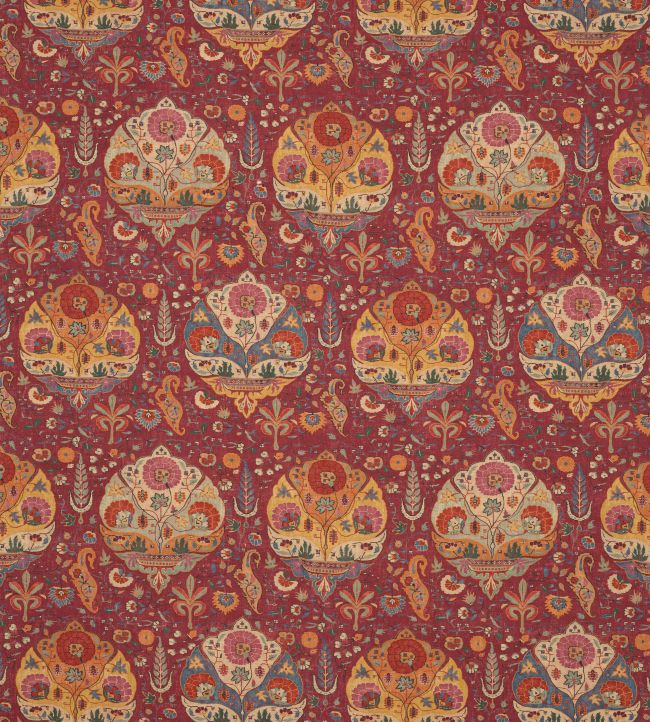 Darya Fabric by Manuel Canovas Brique