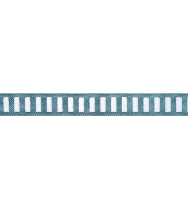 Dash Tape Trimming by Thibaut White on Ocean
