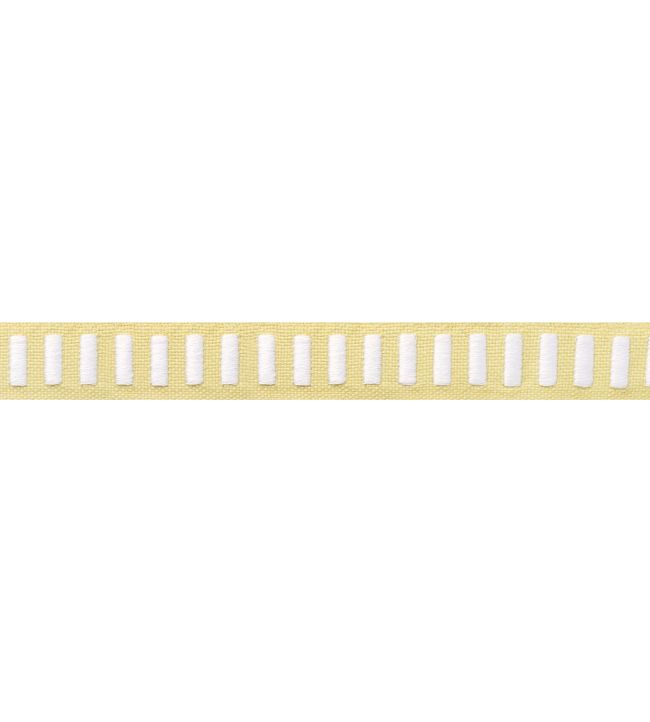 Dash Tape Trimming by Thibaut White on Sunshine