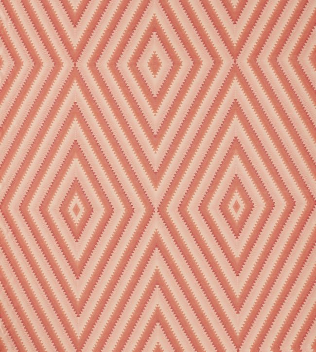 Dazzle Fabric by Sanderson Conch/Madder