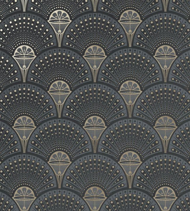 Deco Martini Wallpaper by Divine Savages Smokey Gold