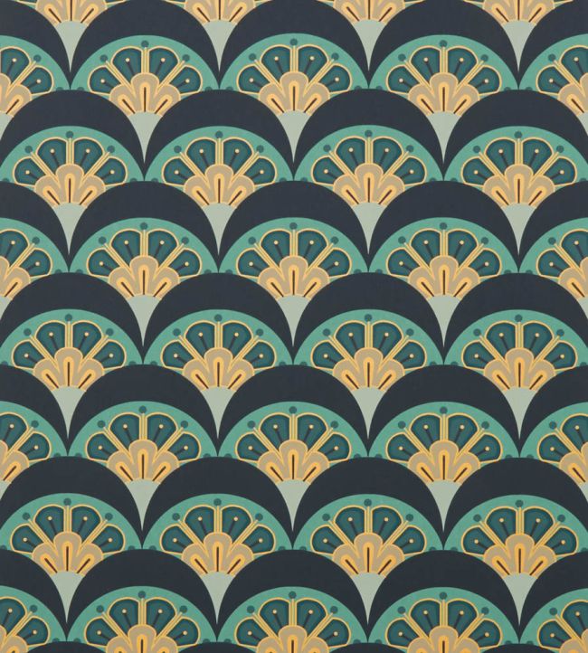 Deco Scallop Wallpaper by Liberty Jade