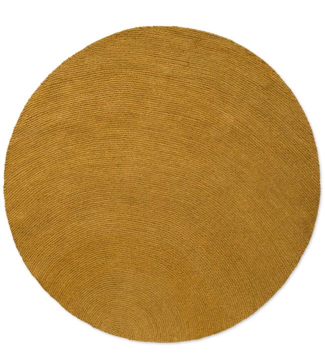 Brink & Campman Decor Echo Round rug Ochre 89706150001-US Ochre