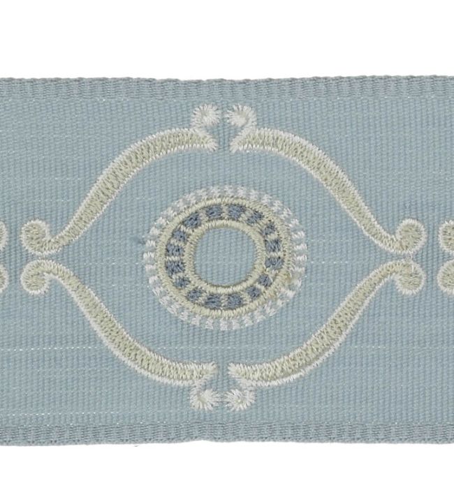 Delano Classic Braid Trimming by Colefax and Fowler Old Blue