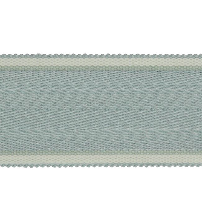 Delano Herringbone Braid Trimming by Colefax and Fowler Aqua