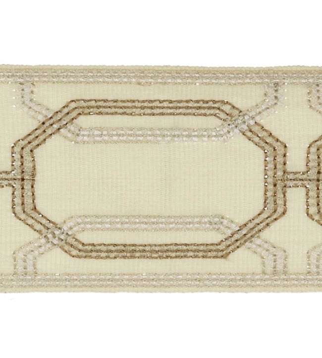 Delano Octagon Braid Trimming by Colefax and Fowler Sand