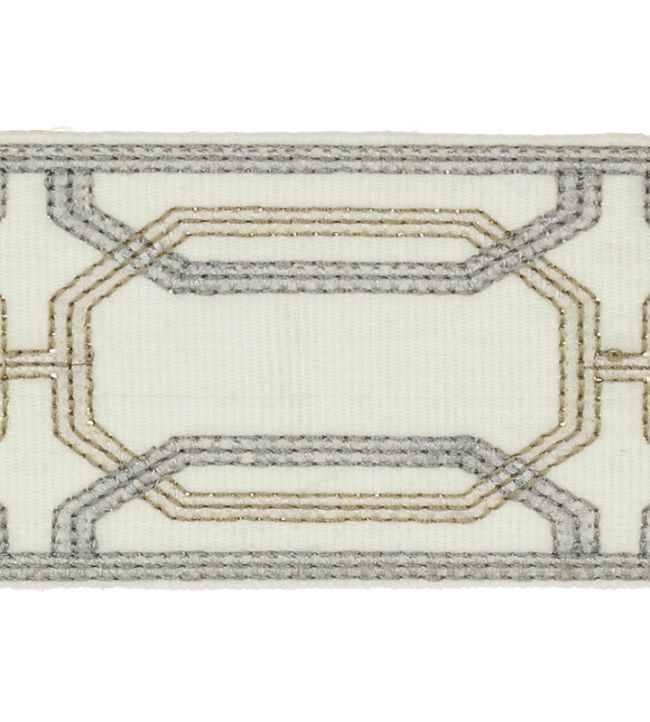 Delano Octagon Braid Trimming by Colefax and Fowler Stone
