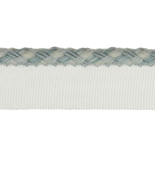 Delano Small Braided Rope Trimming by Colefax and Fowler Aqua
