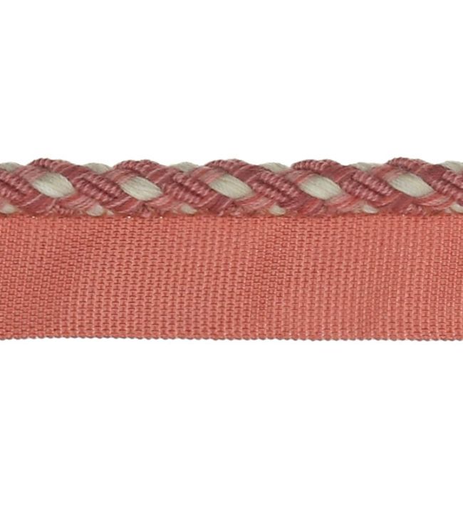 Delano Small Braided Rope Trimming by Colefax and Fowler Red