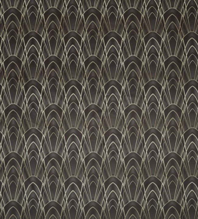 Delaunay Fabric by Ashley Wilde Graphite