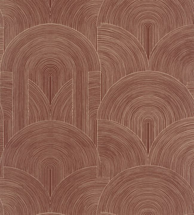 Delicacy Wallpaper by Caselio Aubergine