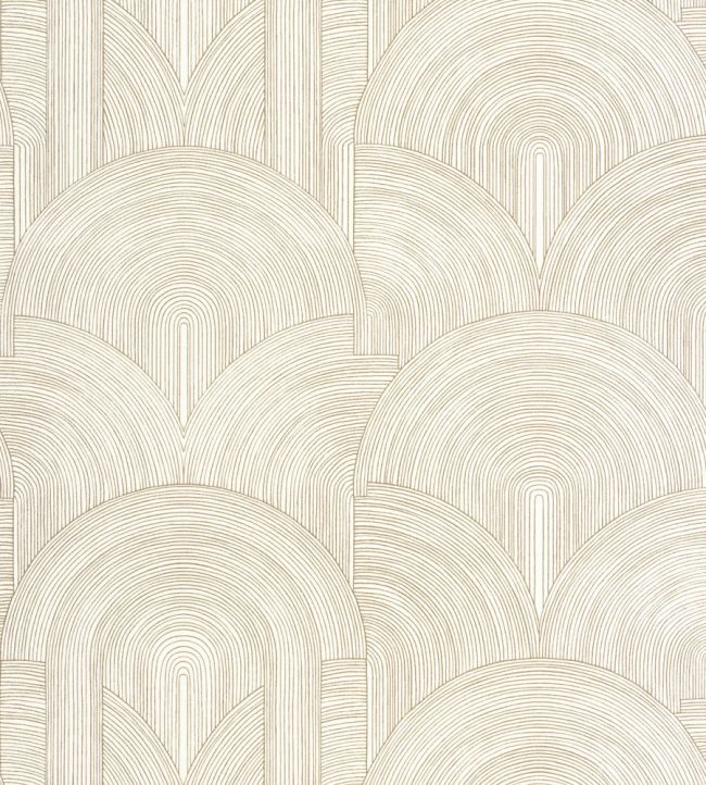 Delicacy Wallpaper by Caselio Blanc Or