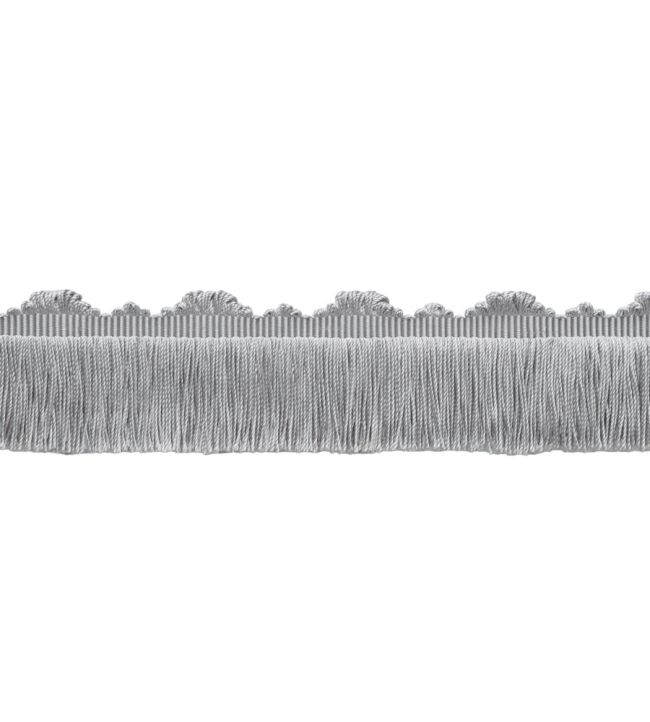 Delicat Silk Cut Fringe Trimming by Samuel & Sons Platinum