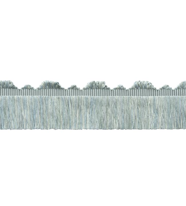 Delicat Silk Cut Fringe Trimming by Samuel & Sons Seafoam