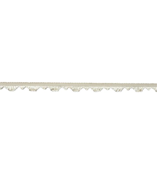 Delicat Silk Fan Edge Trimming by Samuel & Sons Cream