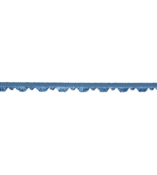 Delicat Silk Fan Edge Trimming by Samuel & Sons French Blue