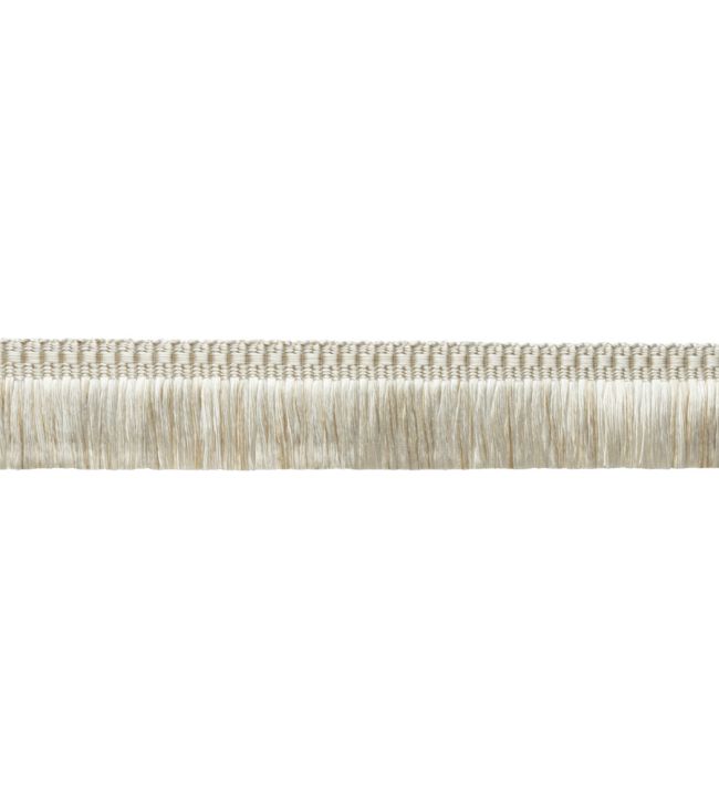 Delicat Silk Moss Fringe Trimming by Samuel & Sons Cream