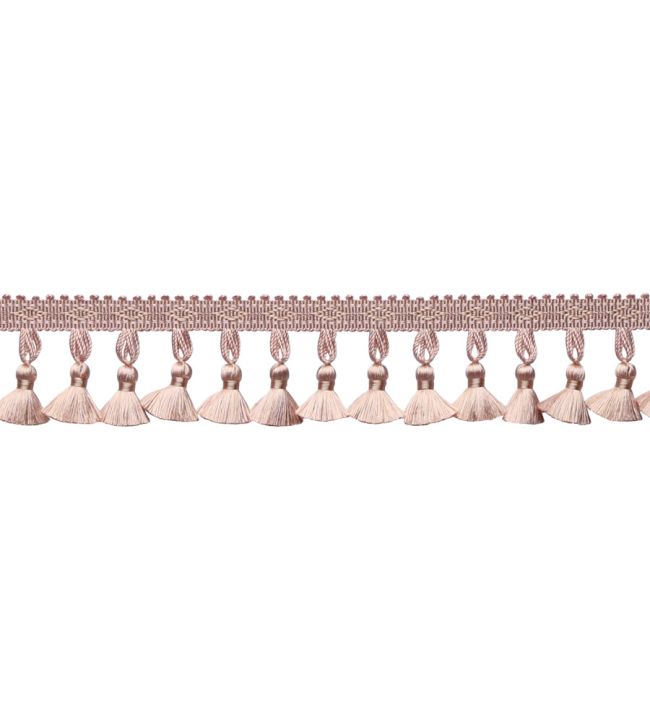 Delicat Silk Tassel Fringe Trimming by Samuel & Sons Blush