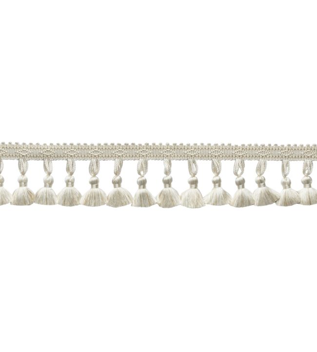 Delicat Silk Tassel Fringe Trimming by Samuel & Sons Cream