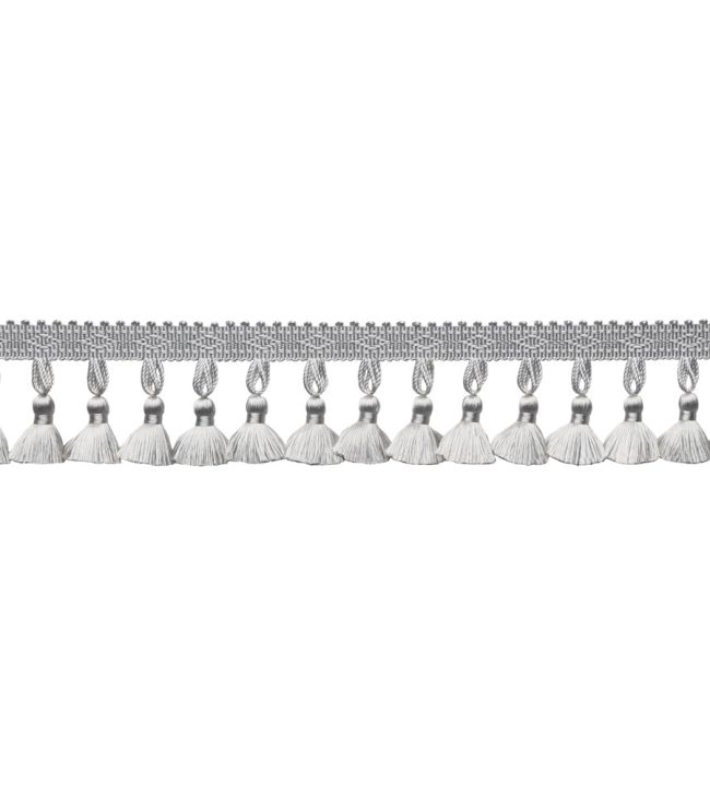 Delicat Silk Tassel Fringe Trimming by Samuel & Sons Platinum