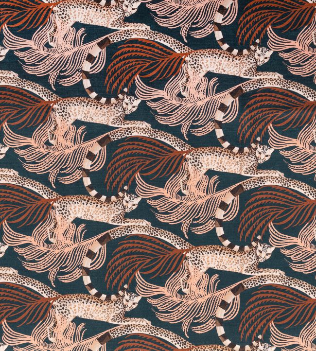 Delilah Velvet Fabric by Romo Sienna