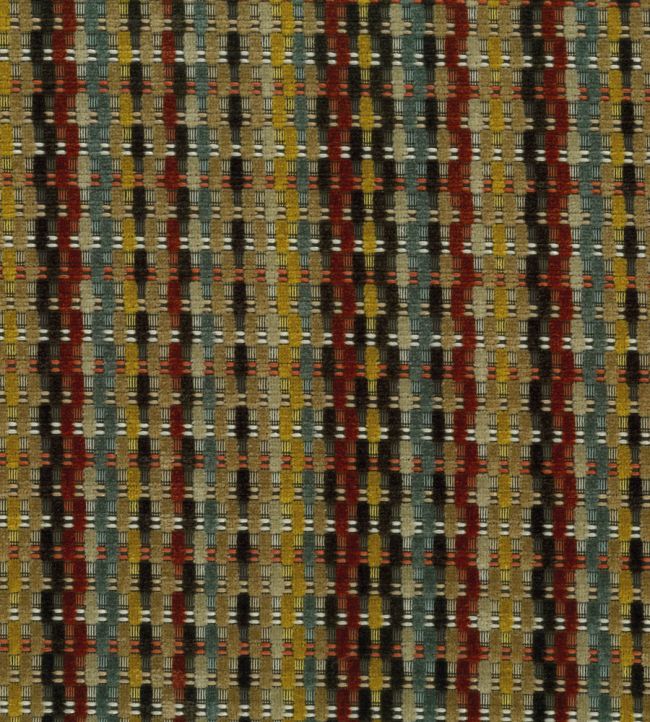 Delina Fabric by Osborne & Little Chocolate/Terracotta/Gold