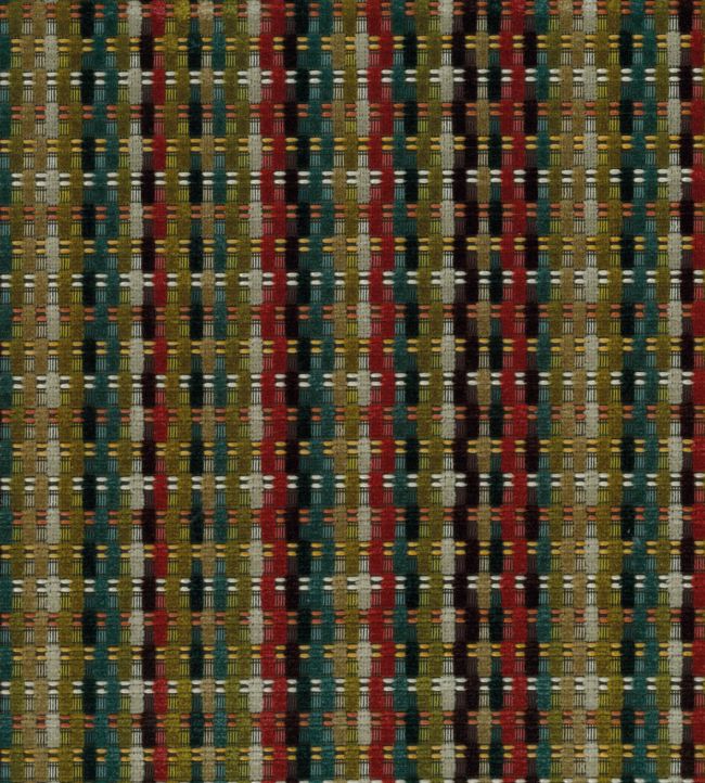 Delina Fabric by Osborne & Little Plum/Teal/Lime