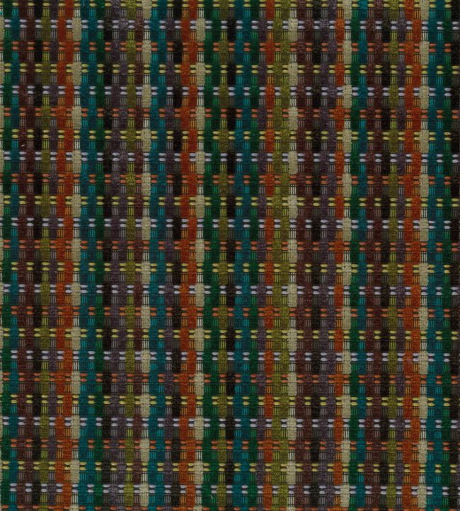 Delina Fabric by Osborne & Little Terracotta/Blackcurrant