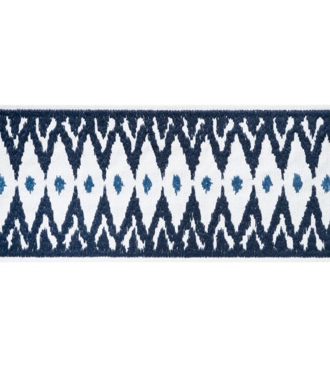 Delmont Tape Trimming by Thibaut Navy