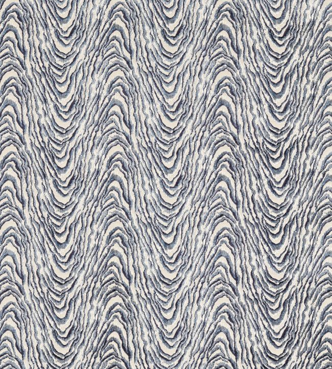 Delvoye Velvet Fabric by Clarke & Clarke Ink