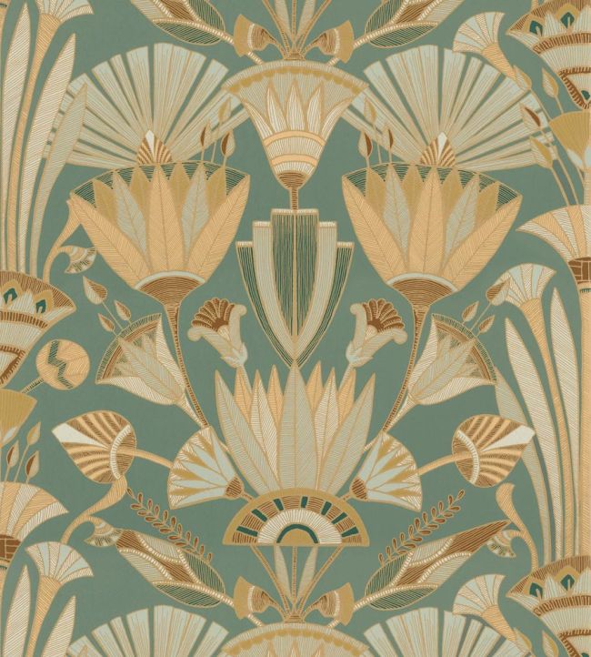 Denderah Wallpaper by Casamance Lichen/Mordore