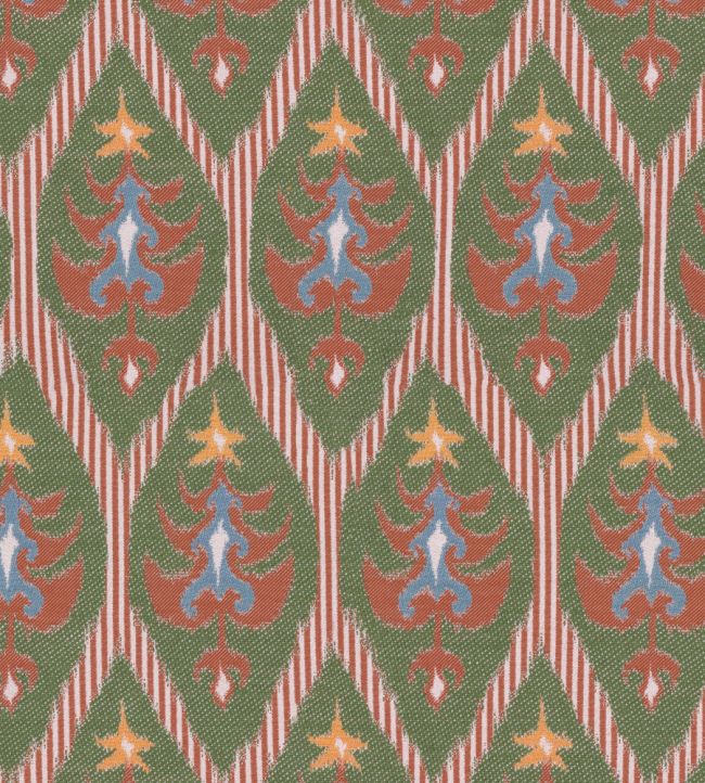 Der Tannenbaum Fabric by MINDTHEGAP Green/Red/Blue/Yellow