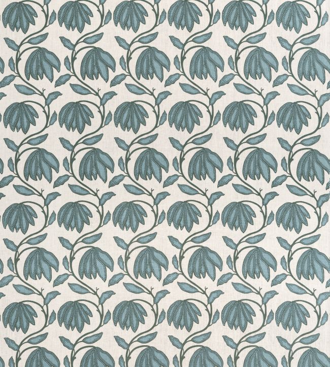 Desert Flower Fabric by Thibaut Wild Sage