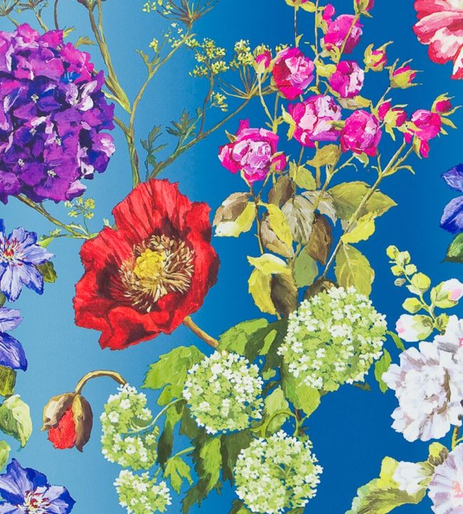 Alexandria Wallpaper by Designers Guild Lapis