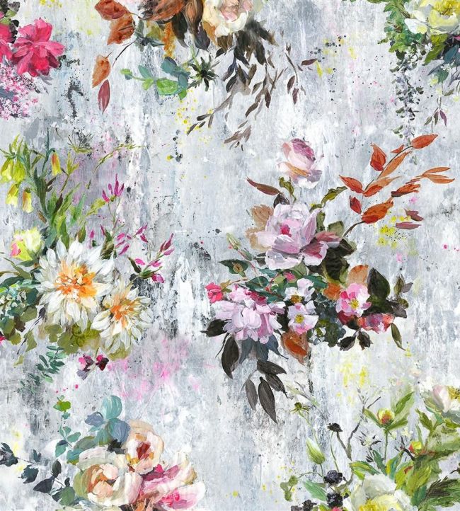 Aubriet Wallpaper by Designers Guild Fuchsia