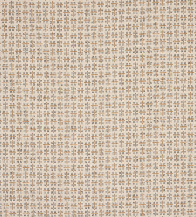 Dex Fabric by Jane Churchill Ochre/Charcoal