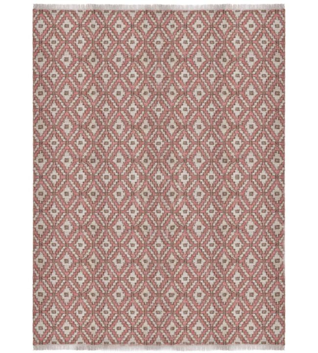 GP & J Baker Diamond Trellis rug Pink/Green BA50021.1.0 Pink/Green