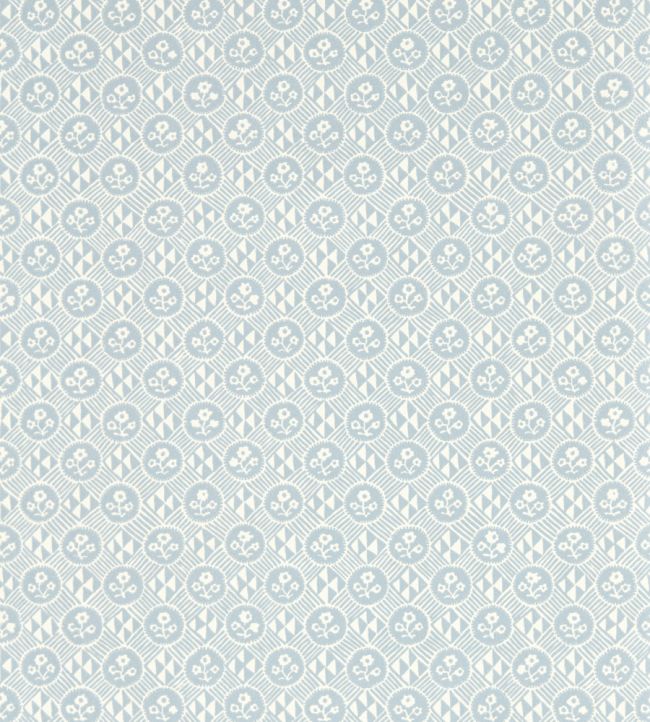 Diamonds & Flowers Wallpaper by Zoffany Shetland